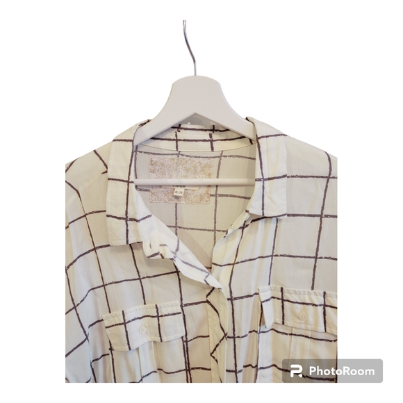 HARLOW Plaid Button Dowb Dress Shirt - Picture 6 of 8